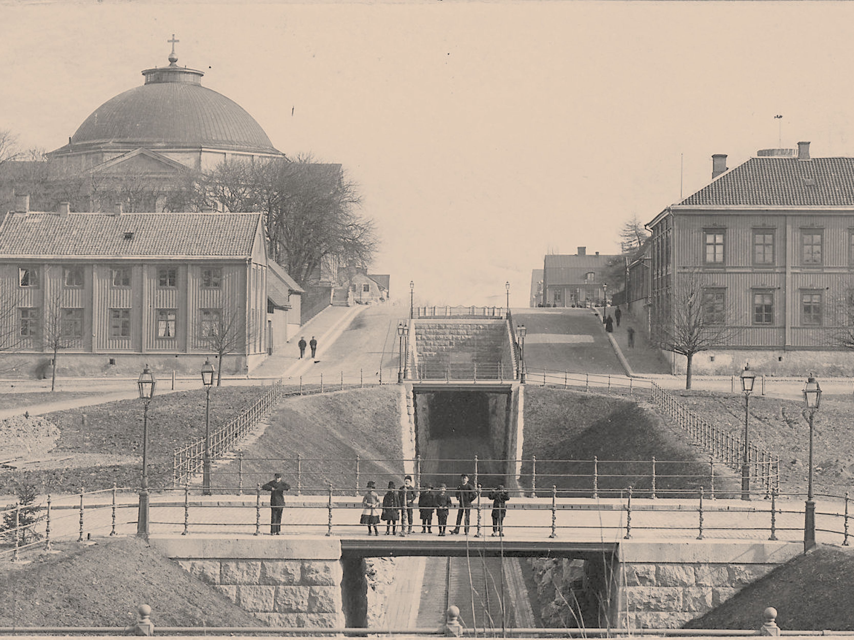 View north toward Stortorget, 1904 (Tekniska Museet)